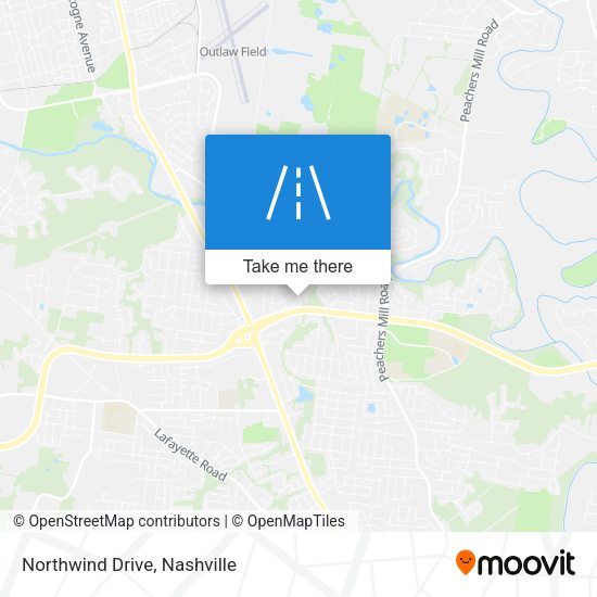Mapa de Northwind Drive