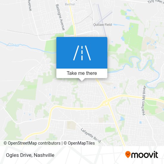 Mapa de Ogles Drive