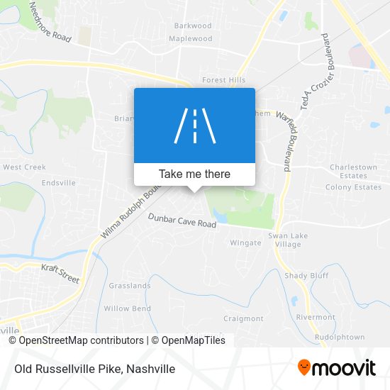 Old Russellville Pike map