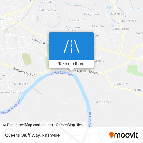 Mapa de Queens Bluff Way