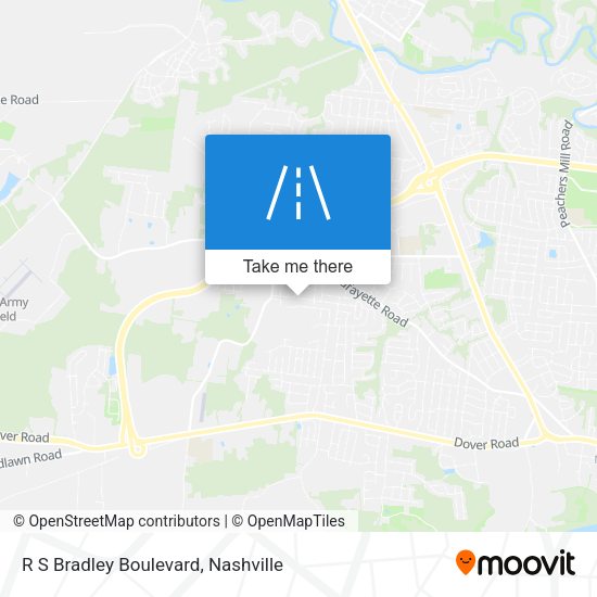 R S Bradley Boulevard map