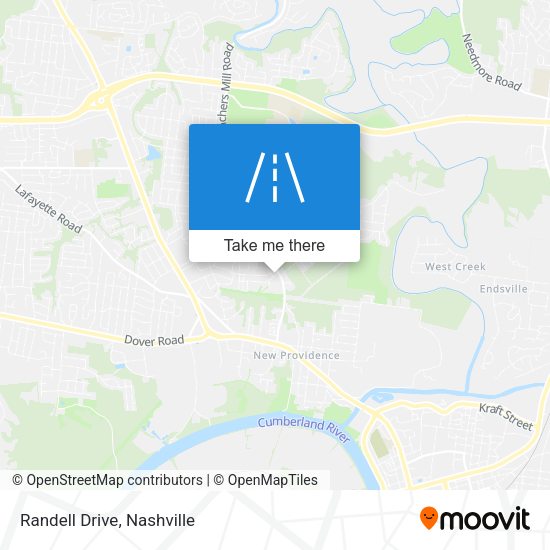 Randell Drive map