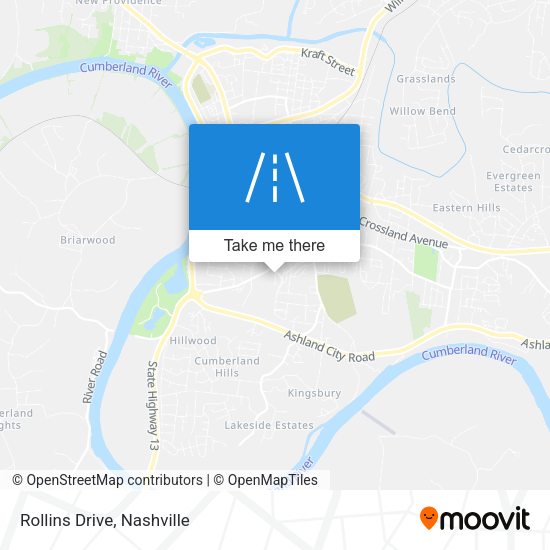 Mapa de Rollins Drive