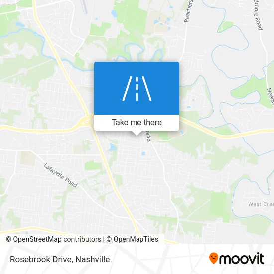 Rosebrook Drive map