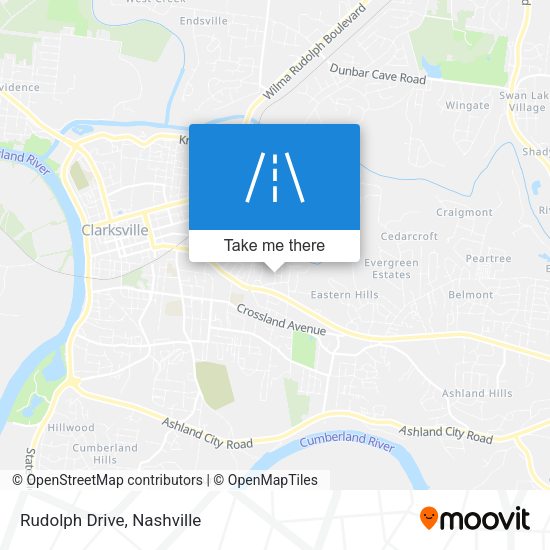 Rudolph Drive map