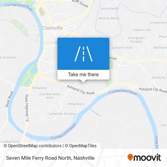 Mapa de Seven Mile Ferry Road North