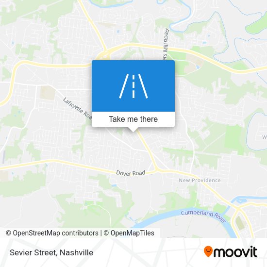 Mapa de Sevier Street