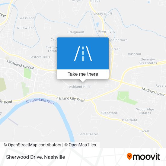 Mapa de Sherwood Drive