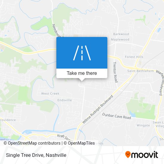 Single Tree Drive map