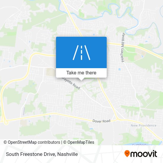 South Freestone Drive map