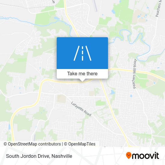 Mapa de South Jordon Drive