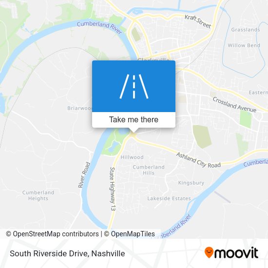 Mapa de South Riverside Drive