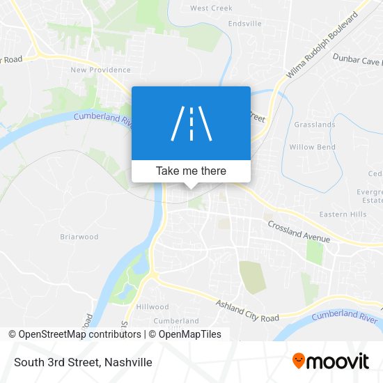 Mapa de South 3rd Street
