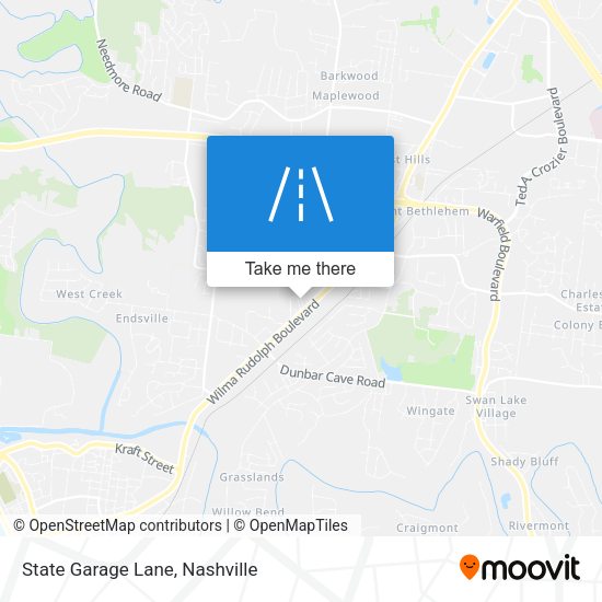 Mapa de State Garage Lane