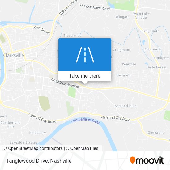 Mapa de Tanglewood Drive