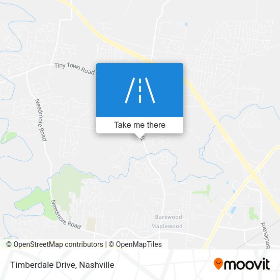 Timberdale Drive map