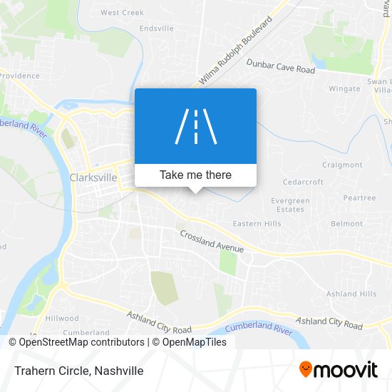 Mapa de Trahern Circle