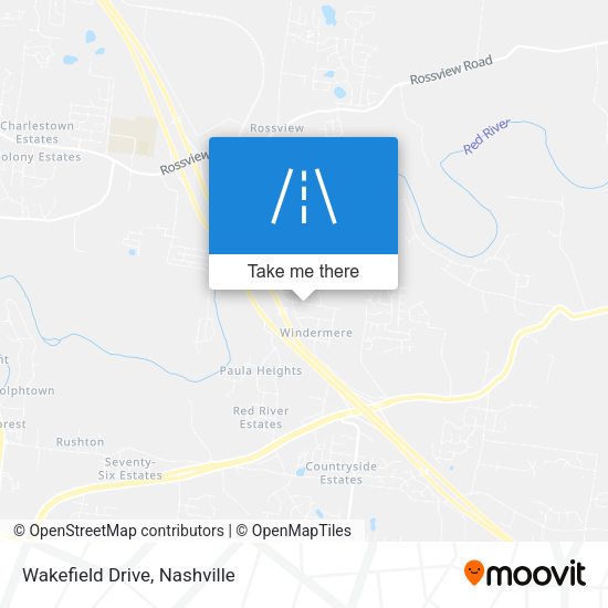 Mapa de Wakefield Drive