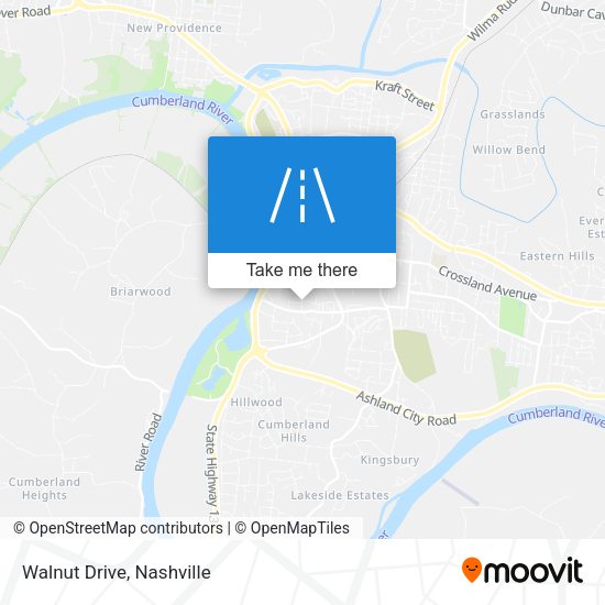 Mapa de Walnut Drive