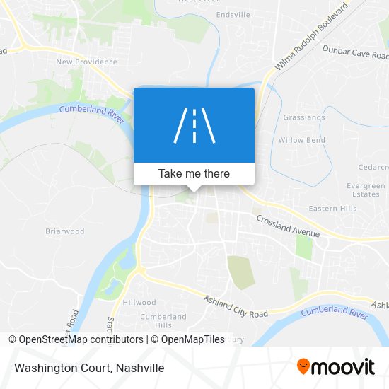 Mapa de Washington Court