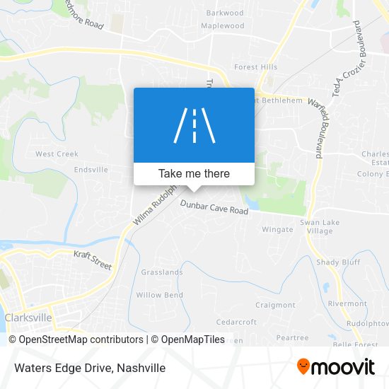Waters Edge Drive map