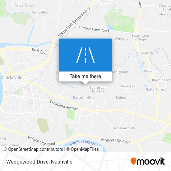 Mapa de Wedgewood Drive