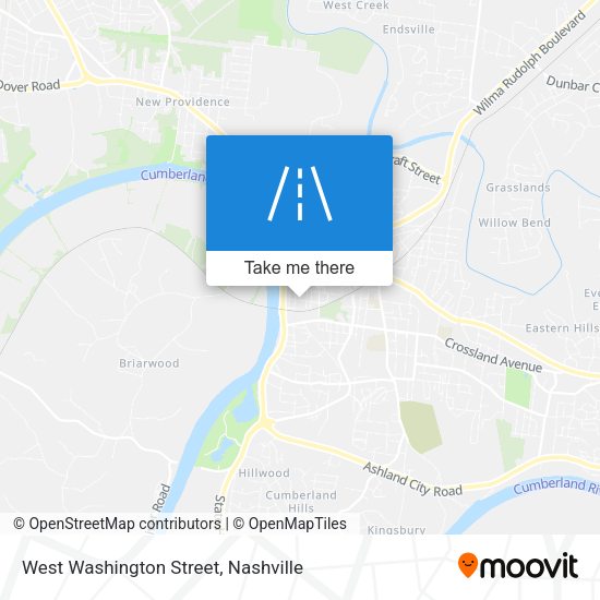 Mapa de West Washington Street