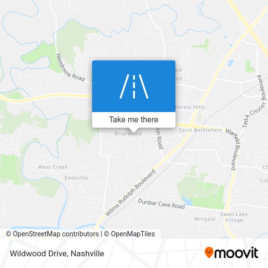 Mapa de Wildwood Drive