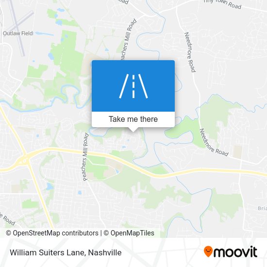 William Suiters Lane map