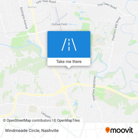 Mapa de Windmeade Circle