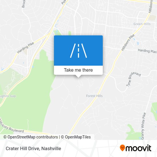 Mapa de Crater Hill Drive