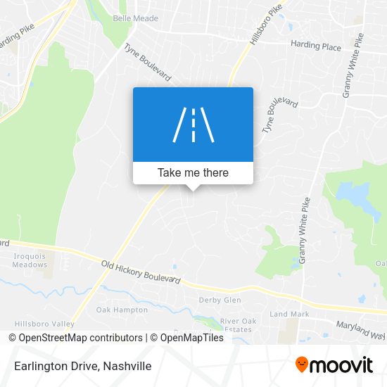 Earlington Drive map