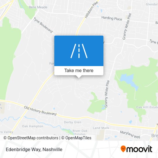 Mapa de Edenbridge Way