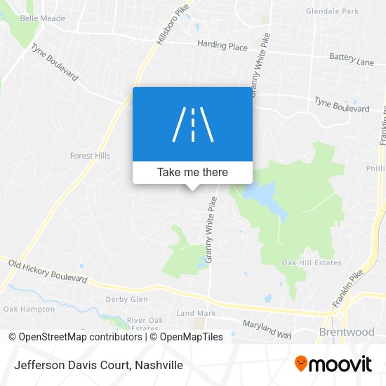 Jefferson Davis Court map