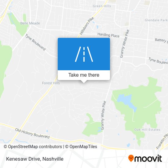 Kenesaw Drive map