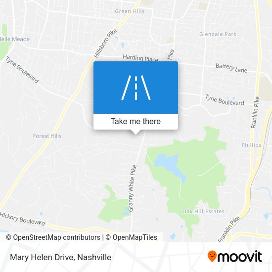 Mary Helen Drive map