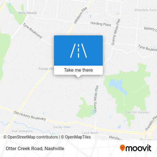 Mapa de Otter Creek Road