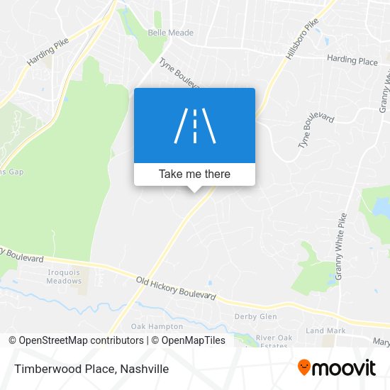 Timberwood Place map