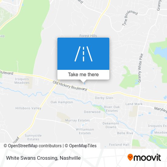 Mapa de White Swans Crossing