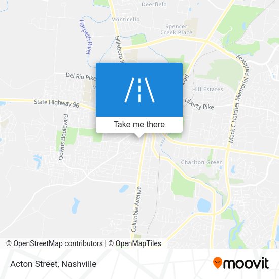 Mapa de Acton Street