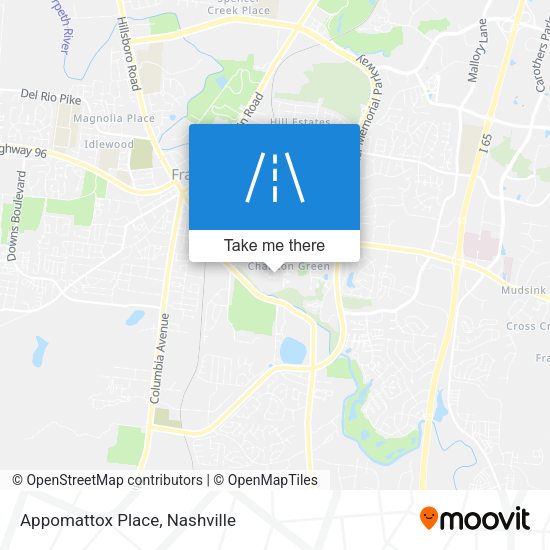 Appomattox Place map