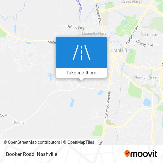 Mapa de Booker Road
