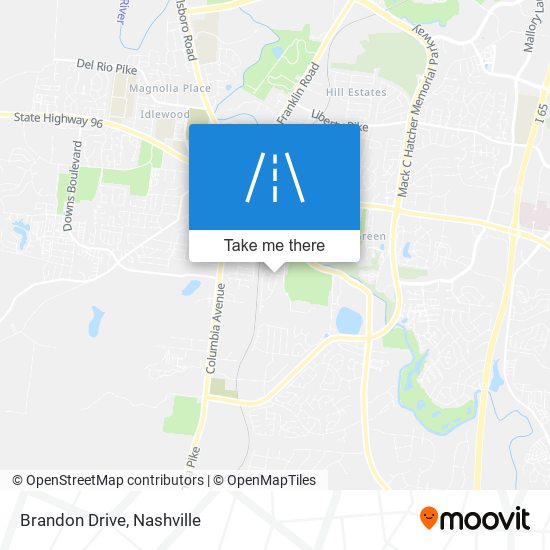 Brandon Drive map