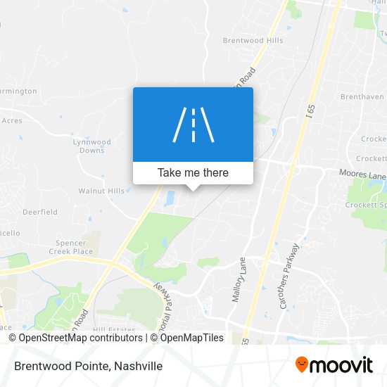 Mapa de Brentwood Pointe