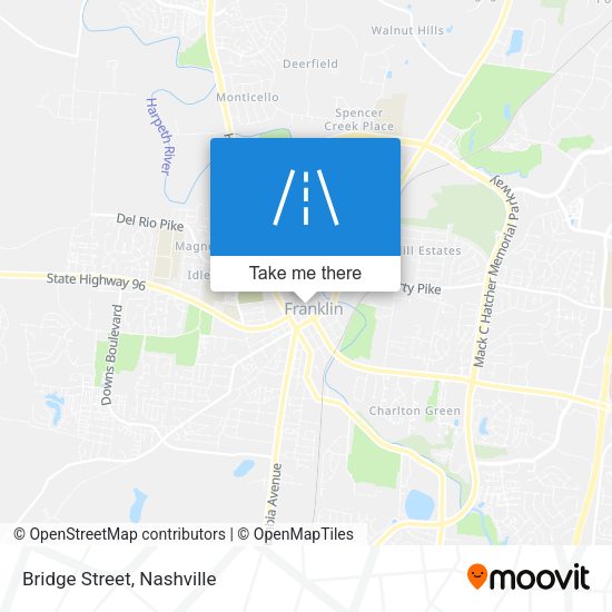 Mapa de Bridge Street