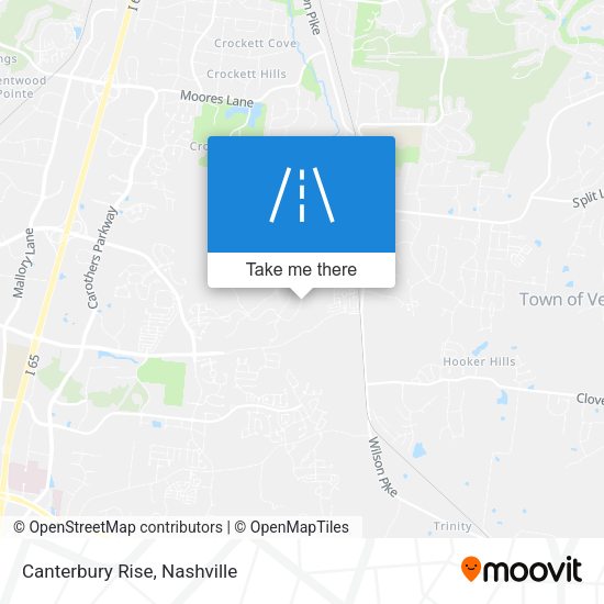 Mapa de Canterbury Rise