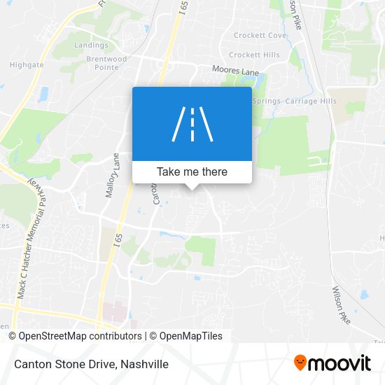 Mapa de Canton Stone Drive