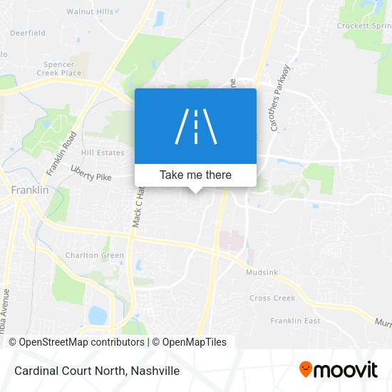 Mapa de Cardinal Court North