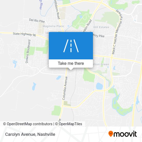 Mapa de Carolyn Avenue