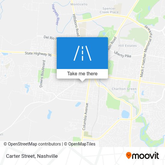 Mapa de Carter Street